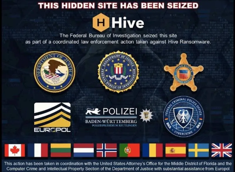 HIVE infrastructure take down
